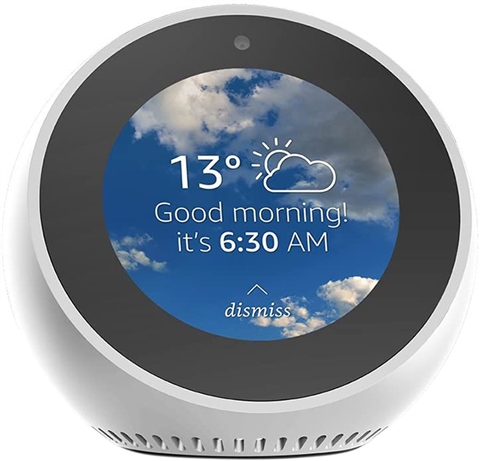 Amazon Echo Spot (VN94DQ) - White, C - CeX (UK): - Buy, Sell, Donate